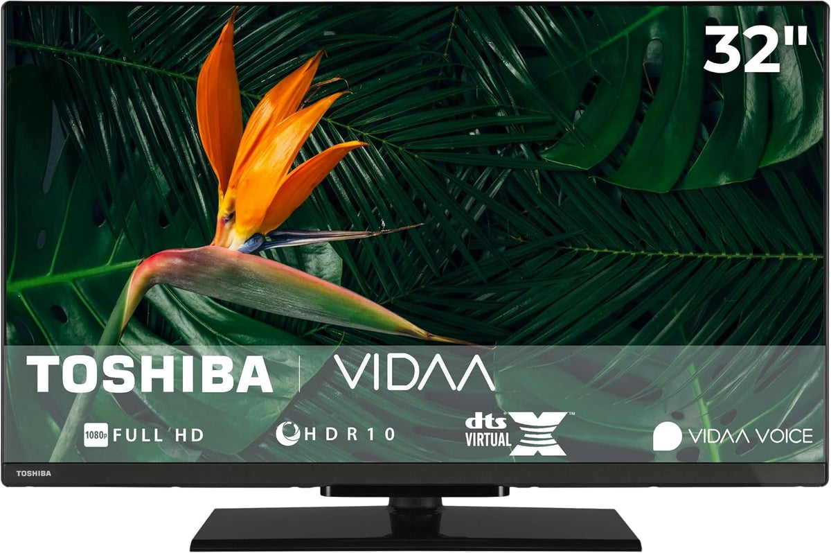 TOSHIBA Fernseher,   32LV3F63DAZ Fernseher 32 Zoll VIDAA Smart TV mit Full HD