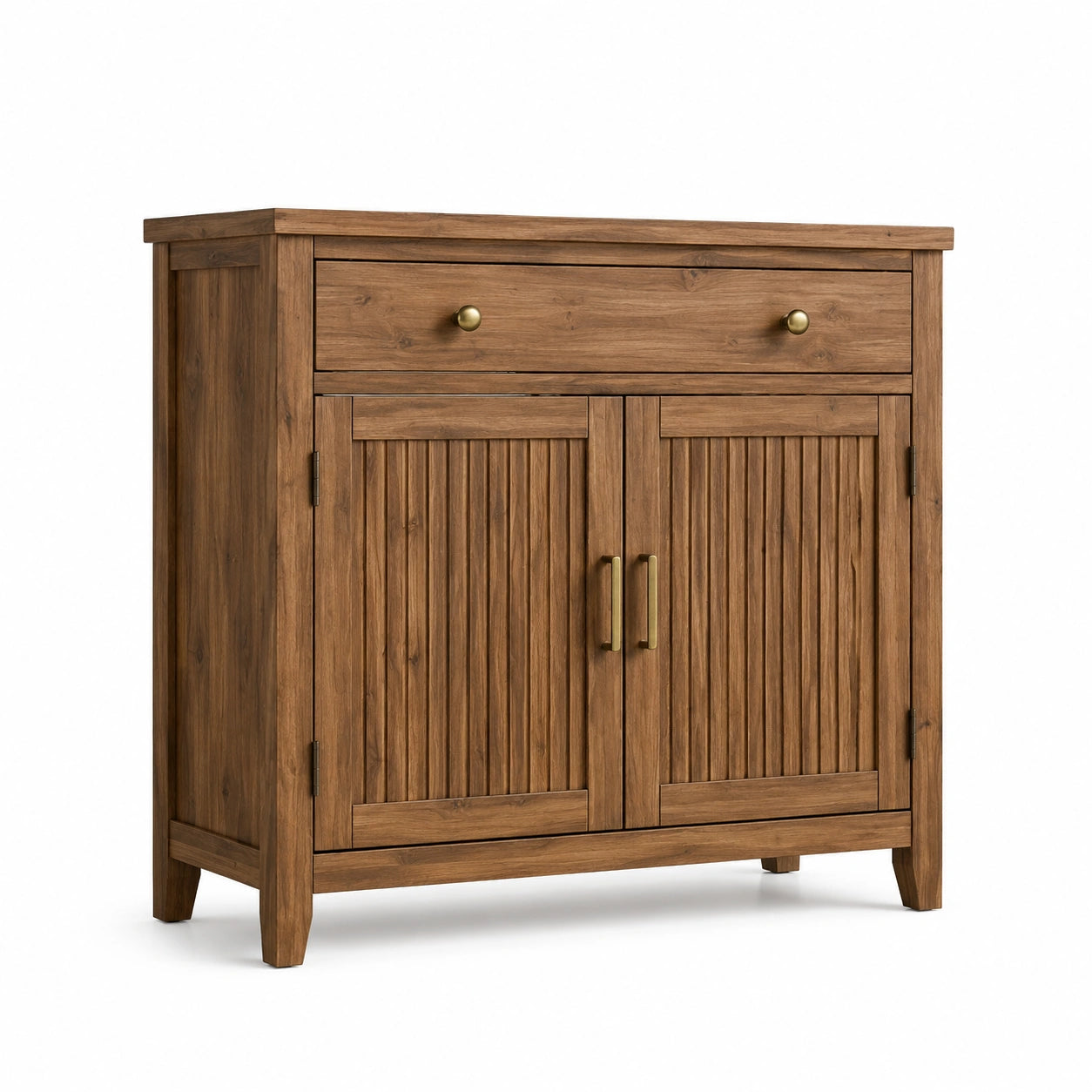 Sideboard aus Akazienholz mit Schublade und Türen