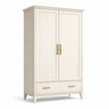 Rechteckiger Kleiderschrank aus Eichenholz mit Schublade 200x100x50 cm