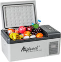 Kühlschrank Tragbare Gefrierbox Mini, Elektrische Kühlbox, Auto Kühlbo × 15 L Kühlbox Elektrisch -20℃ ~10℃ Kompressor Kühlbox, für Auto, LKW, Boot