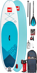 Red Paddle Co SUP-Board, SUP Stand Up Paddel Boarding Ride 10';8 Aufblasbares Stand Up Paddel Board Carbon 100 Paket - Unisex
