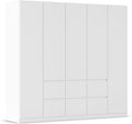 Kleiderschrank Mainz, Farbe Weiß, Breite 226 cm, Rauch Möbel