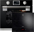 Kaiser Einbau Backofen, EH 6338 s + KCT 6140 FI, 11 Funktionen + Induktionskochfeld 60 cm FREE ZONE mit 2 FLEX Induktions-Zonen TFT Display