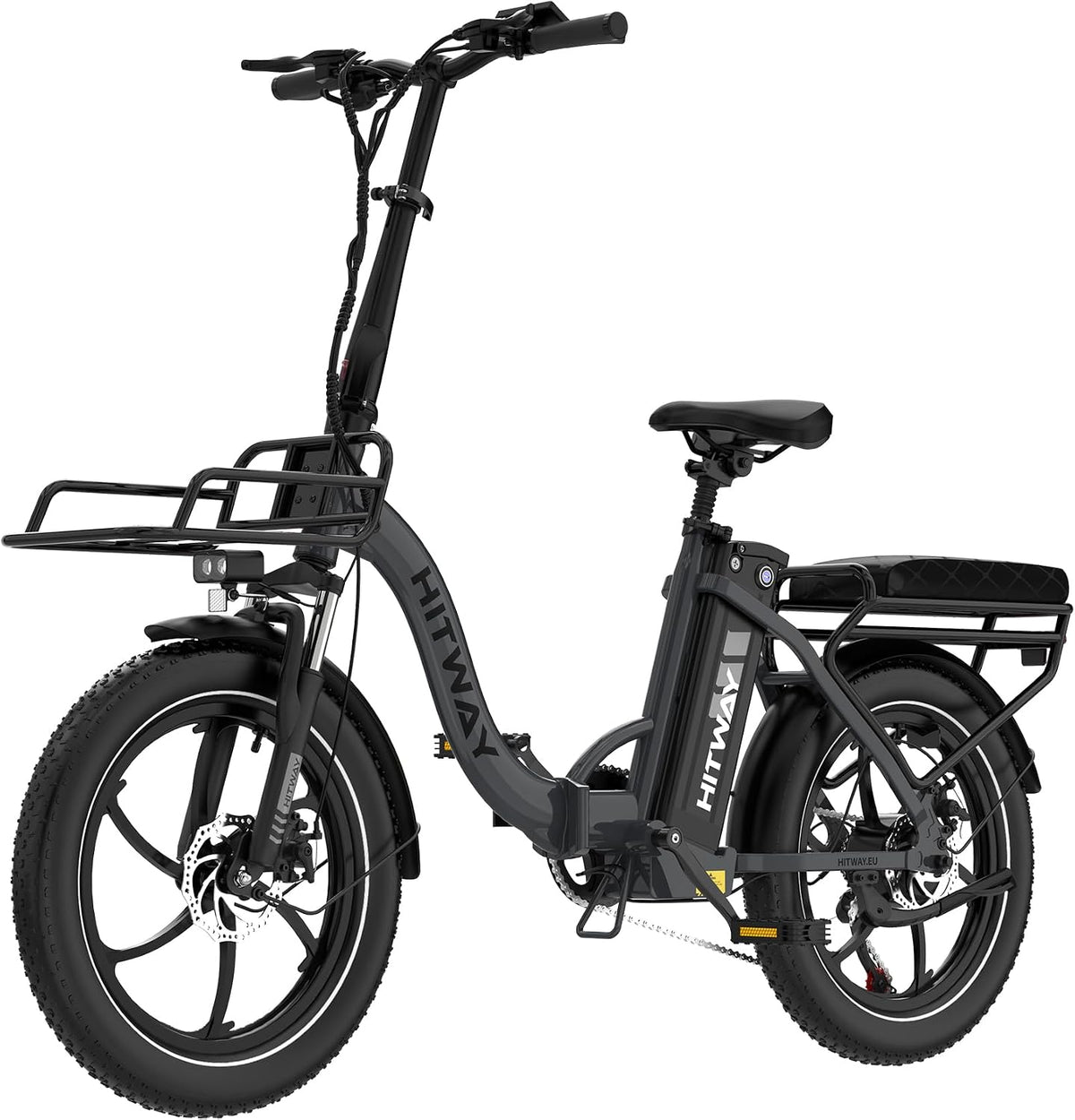 HITWAY 250W 20 E Bike Ebike mit Motor Elektrofahrrad Zoll E-Bike, mit 70-150km Reichweite, 7-Gang, APP-Steuerung, faltbar, IP54 wasserdicht, Pedelec