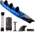 Skinhawk 490 Prestige Blau Kajak Set Schlauchboot, Kanu - 490 × 96 cm - 3 Personen Kajak