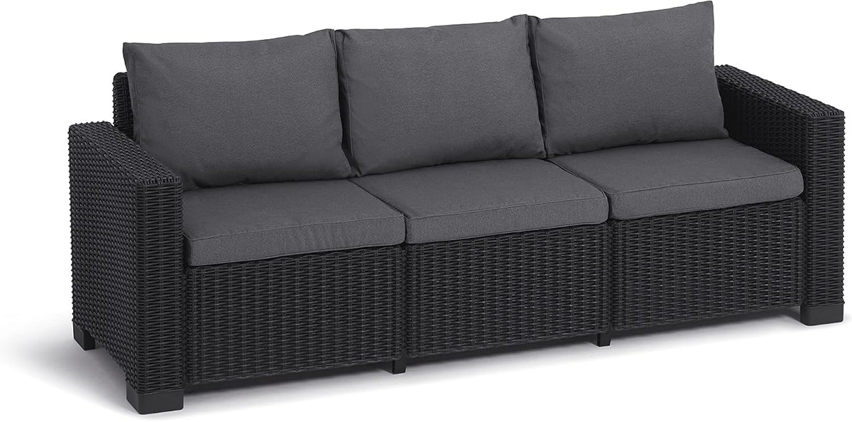 Sofa, Amazon California 3-Sitzer anthrazit Version 2022, Allibert