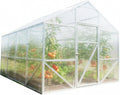 Euro Trade Line Victoria Stahl Gewächshaus, 300 × 400 × 250 cm, 6 mm HKP, mit Fundament