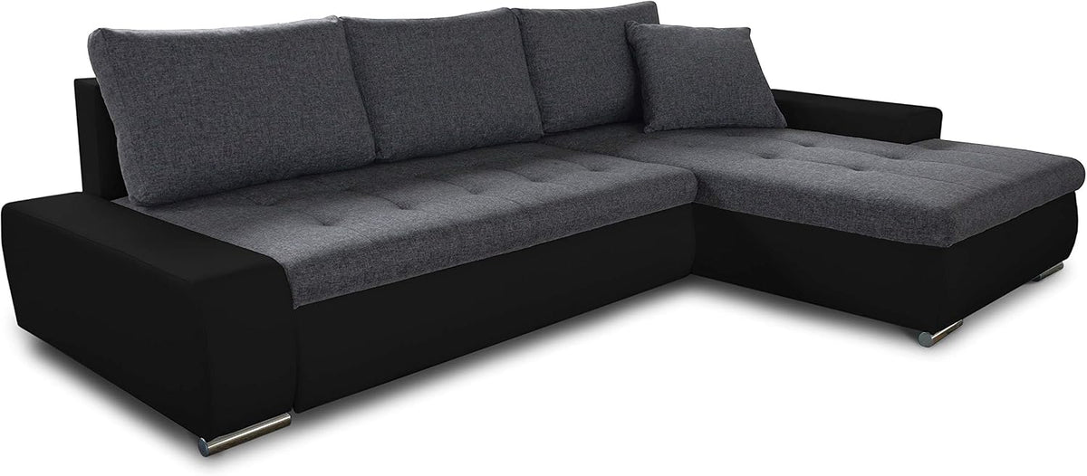 Sofa Eck, mit Schlaffunktion Faris - Couch mit Bettkasten, Big Sofa, Sofagarnitur, Couchgarniitur, Polsterecke