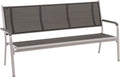 Sitzbank, BasicPlus 3er Bank, Silber/anthrazit, Alu/Textilene, 67 x 97 x 191, 0310612-0000, KETTLER