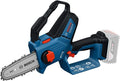 Bosch Professional Kettensäge, 18V System Astsäge GKE 18V-15 (bis zu 350 Schnitte pro Akku-Ladung, Schneiden bis 13 cm, bürstenloser Motor