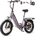 Cyseekin E-Bike-Akku, C20 E Bike Klapprad, 20x3.0 Fatbike mit Hydraulische Bremsen, 48V 15.6Ah Akku bis 120km, 250W Motor 25km/h Ebike