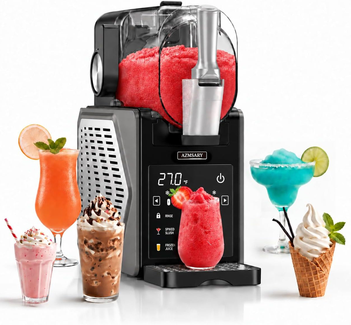 Azmsary Slush-Maschine, 2, 6 Programme