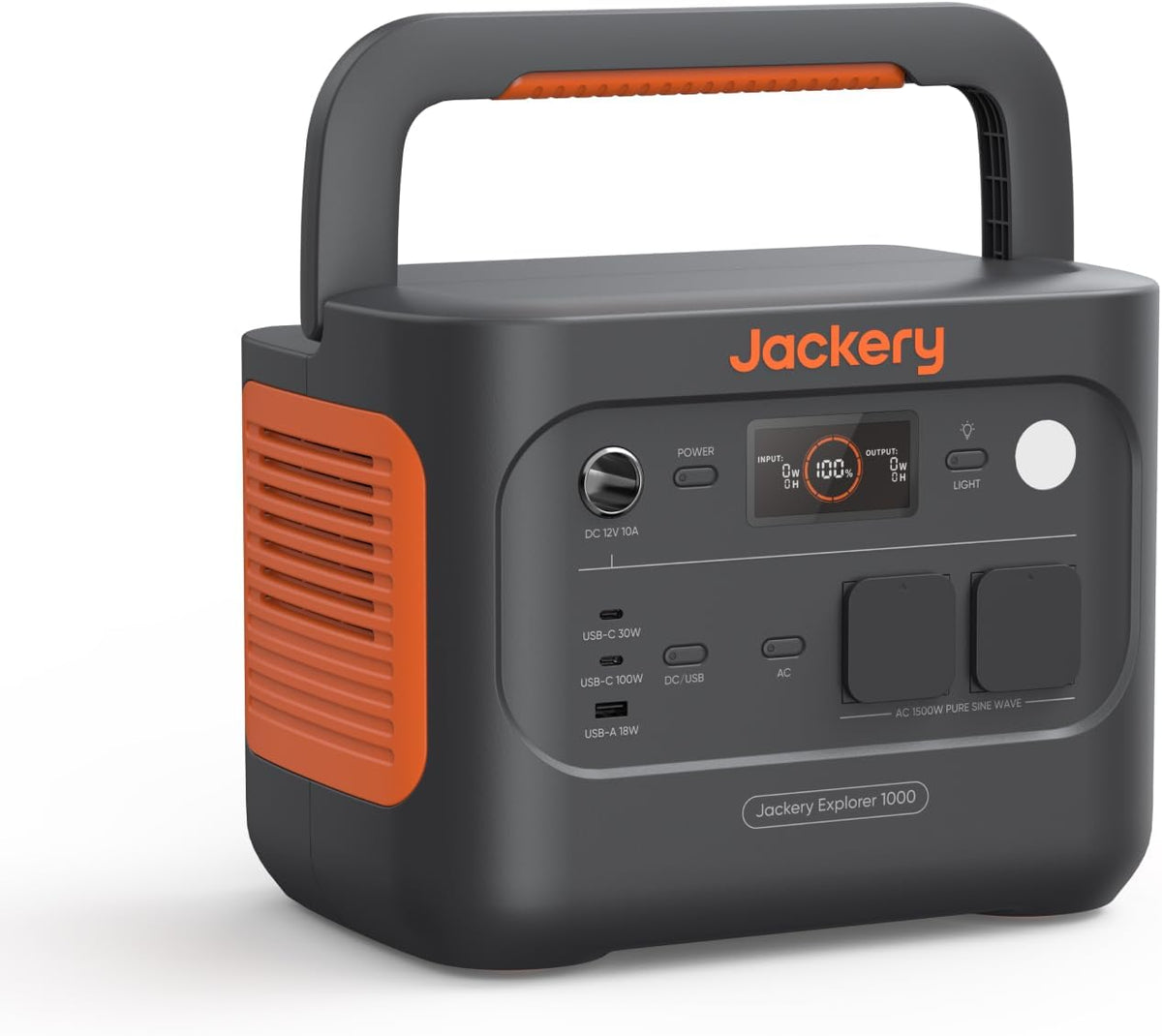 Jackery Powerstation,   E1000 v2 Tragbare Powerstation, 1070Wh Kapazität, 1500W