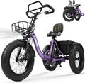 ESKUTE E-Bike-Akku, Elektro Dreirad für Erwachsene T302 Pro, 48V 20, 8Ah Akku, faltbares E-Bike Dreirad mit Tiefeinstieg