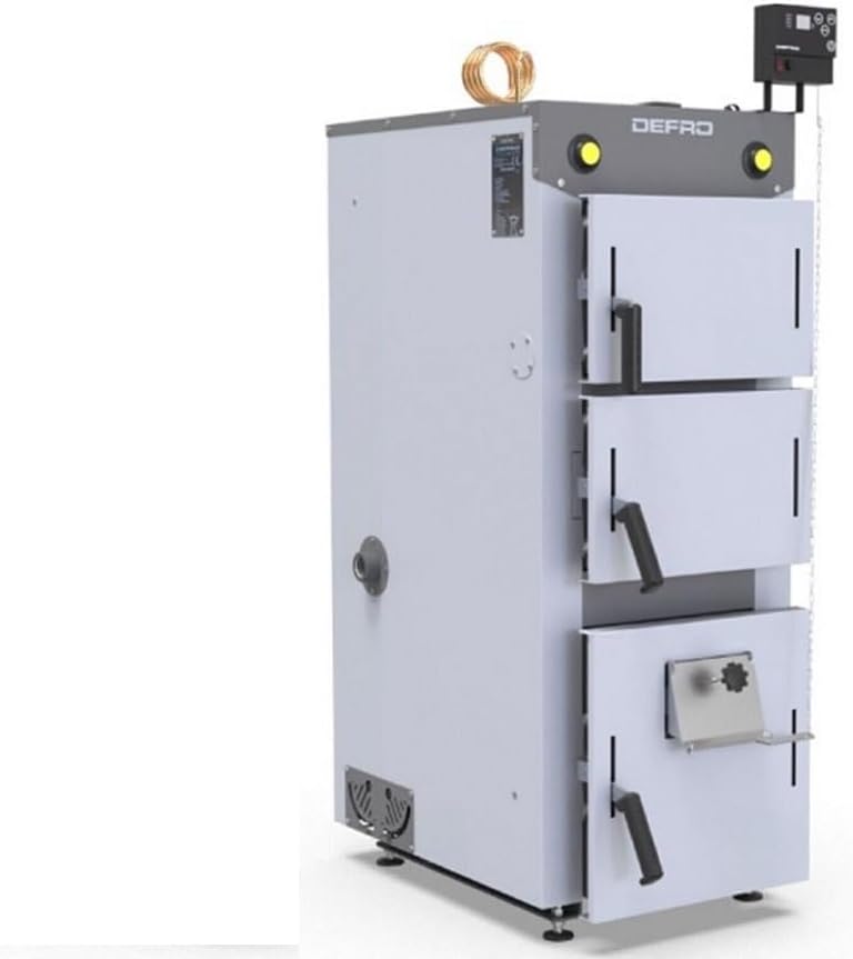 Thermona Öfen, Defro Firewood Plus Holzkessel, 24 kW, Naturzugkessel für Zentralheizung, Scheitholzbetrieb