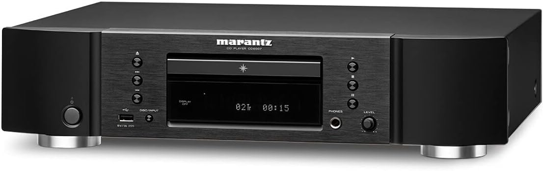 Marantz CD-Player, CD Spieler, CD- und CD-R/RW-Wiedergabe, USB, Kopfhörer-Verstärker, Schwarz