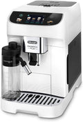 De'Longhi Kaffeevollautomat, Magnifica Plus ECAM320.60.W, Vollautomatische Kaffeemaschine mit LatteCrema Hot für Automatischen Cappuccino, 4 Rezepte