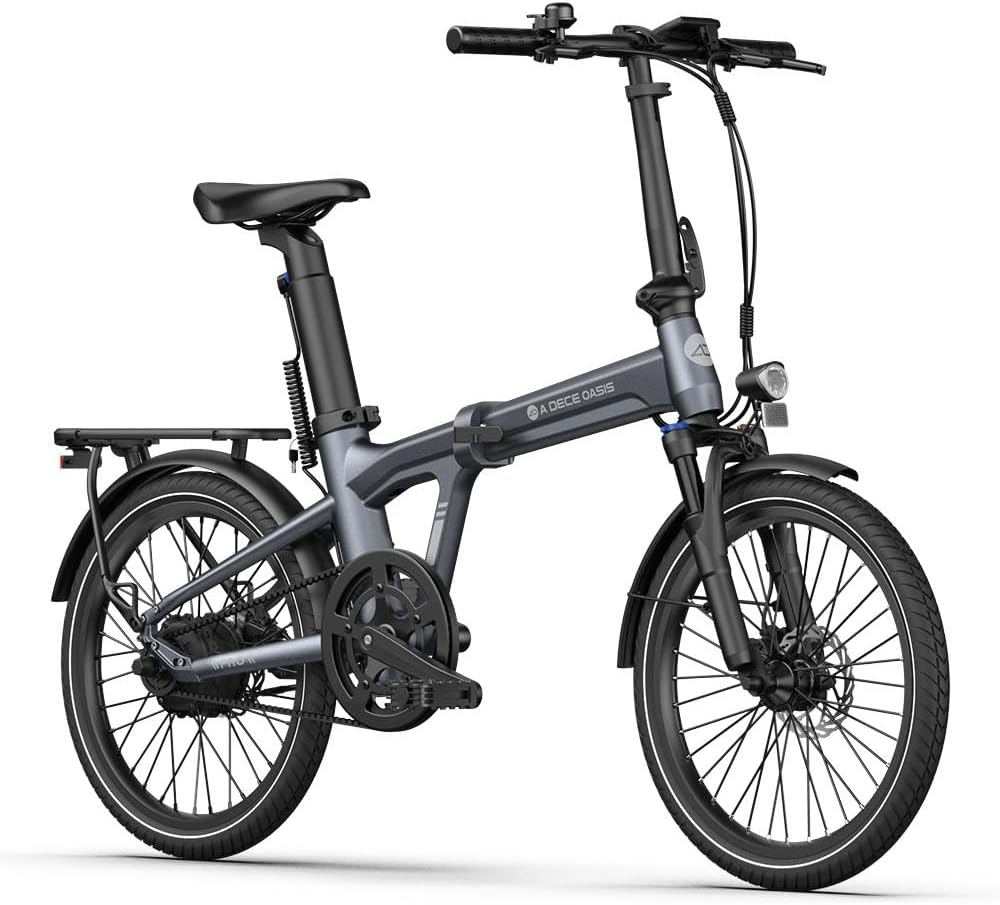 A Dece Oasis ADO E-Bike, Air20Pro(2026), Electric Bikes, klapprad e-Rad, Riemenantrieb, 2 Gang, ADO Smart APP, Bafang Bürstenloser Motor