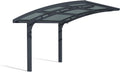 Palram Carports, Canopia by Carport Bausatz Arizona Wave 495 x 289cm Einzelcarport Polycarbonat in Anthrazit für PKW aus rostfreiem Aluminium